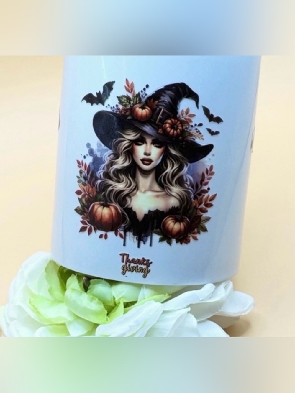 Witch Halloween Pumpkin Spooky Holiday Coffee Mug 11.8 oz NEW!